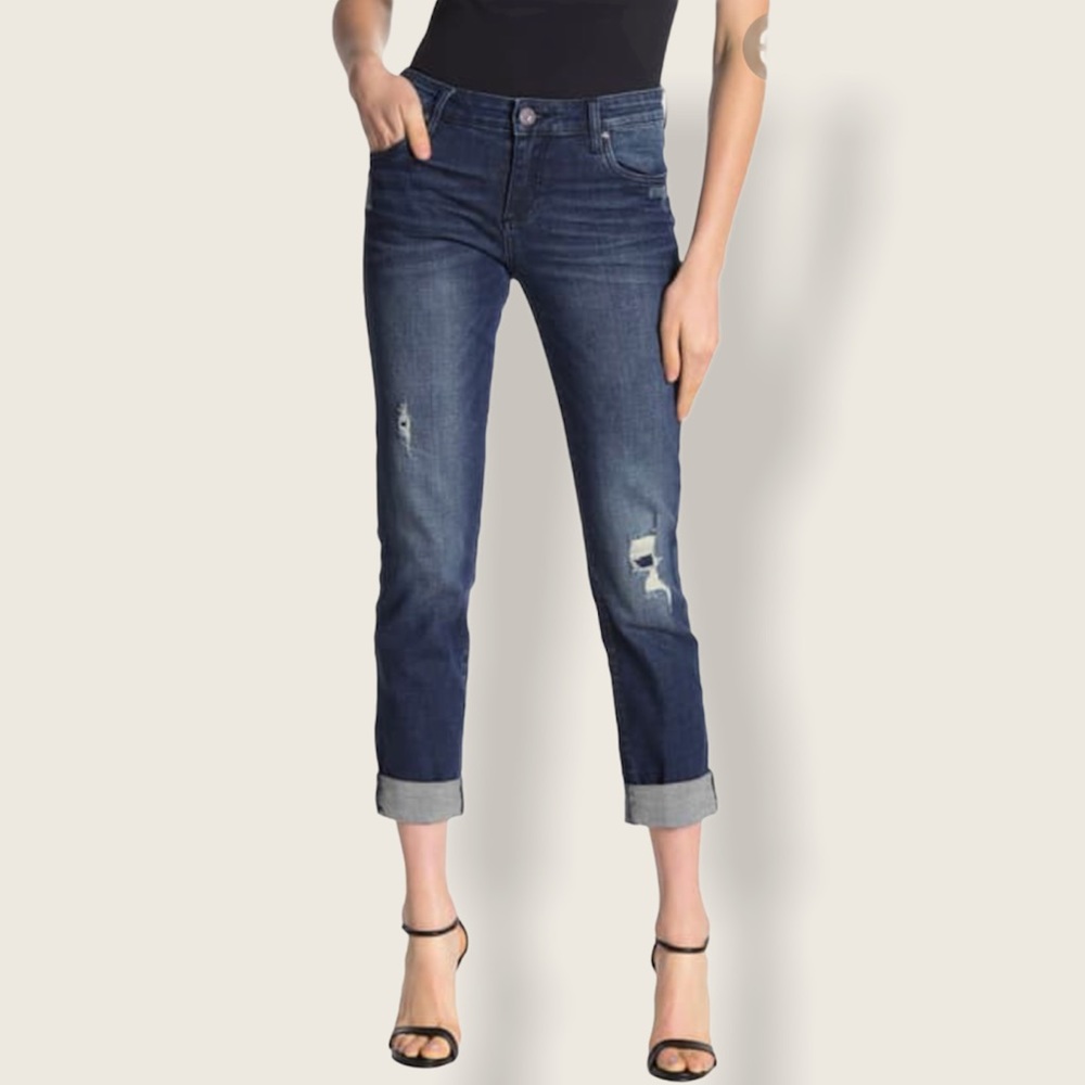 Kut from the Kloth Catherine Distressed Boyfriend 8